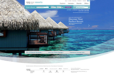 Starwood Launches New Resorts Website