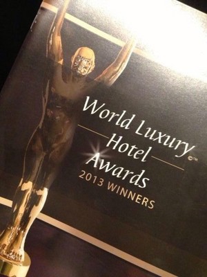 World Luxury Hotel Awards獲獎(jiǎng)獎(jiǎng)杯